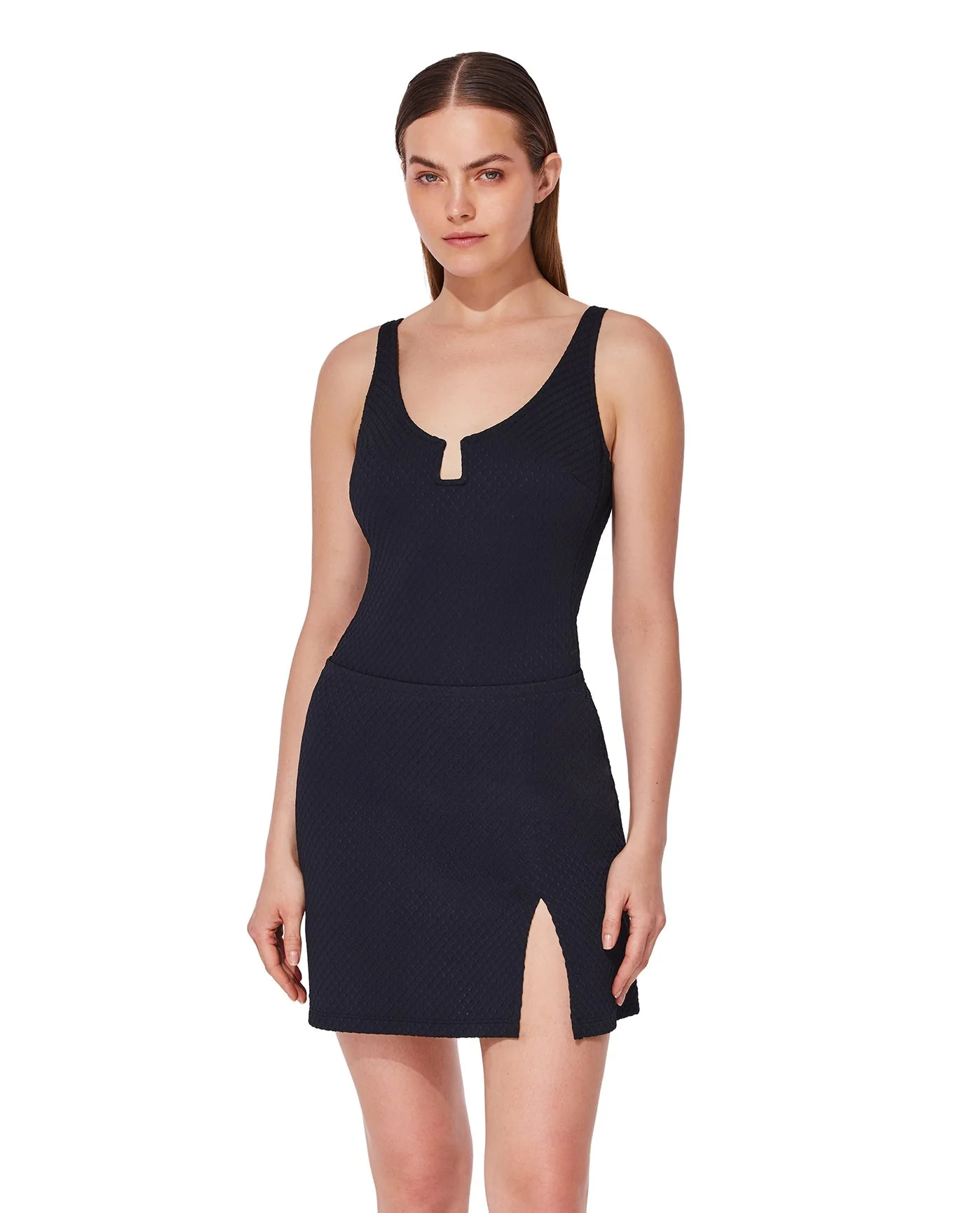 St. Tropez Textured Pull-On Skirt Cover-Up - Image 4